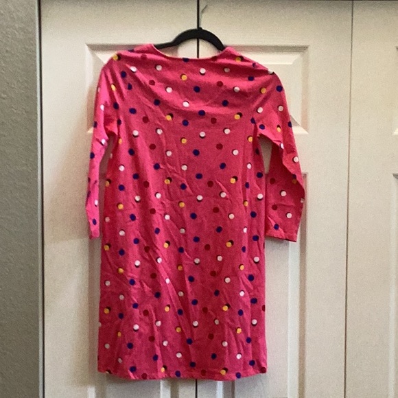 Girls XL Pink Dress with Polka Dots - Picture 3 of 3